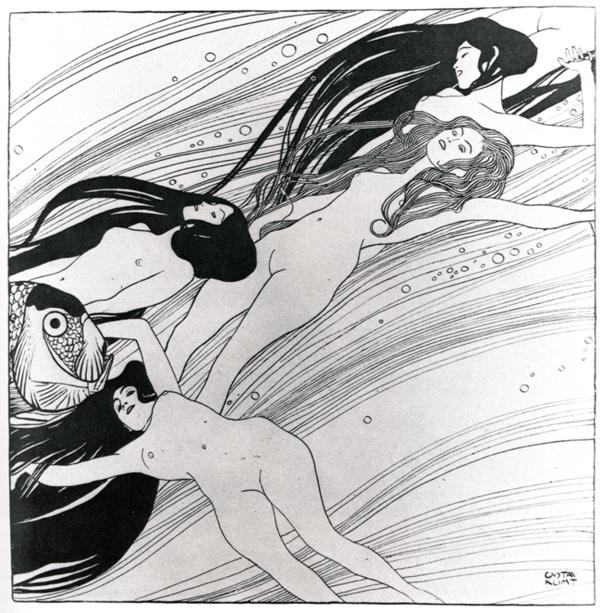 Gustav Klimt Fishblood